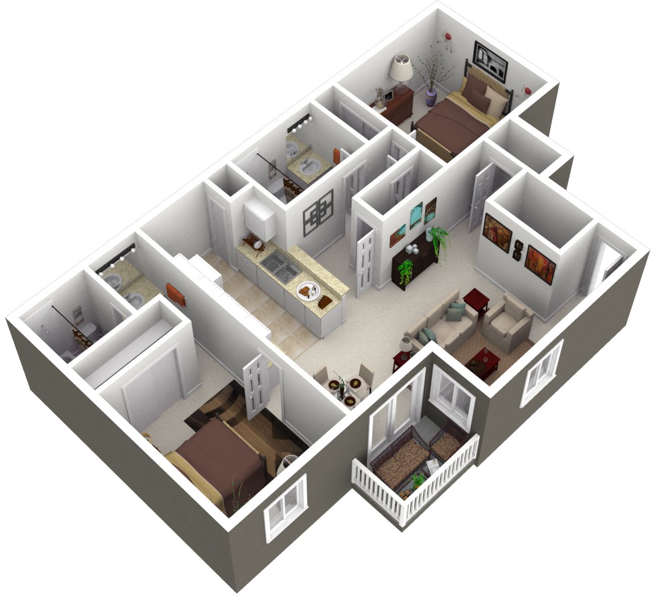 Pine Floor Plan 4